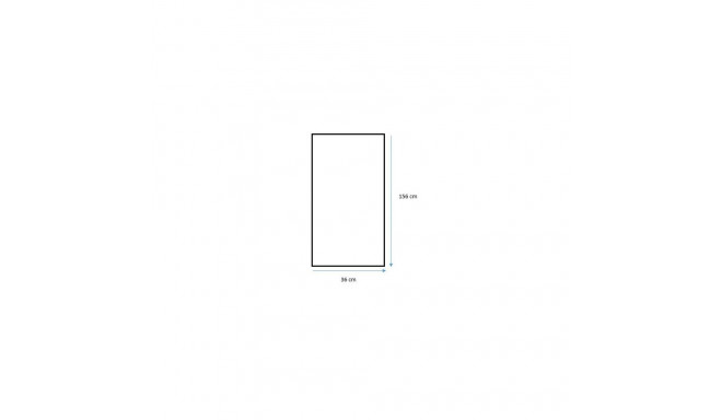 MIRROR FRAMED STANDING 156X36CM BLACK