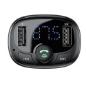 Bluetooth FM Modulator Car Charger 2xUSB 3.4A, Black