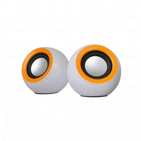 Omega kõlarid OG-116B 2.0, valge/oranž (42724)