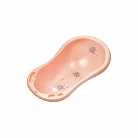 Maltex bathtub 84cm with plug Elephant MINIMAL, peach rose 0970_41