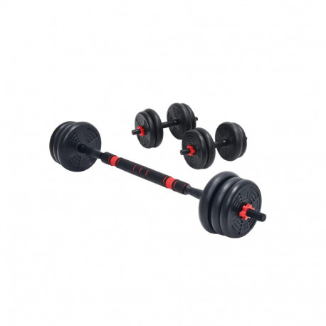 Hantlite ja tõstekangikomplekt CHRISTOPEIT 2-in-1 Dumbbell Set 15kg