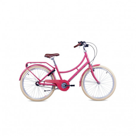 Laste jalgratas S'COOL chiX Classic, 24" Berry/Beige