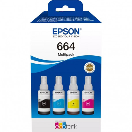 Tint Epson 664 EcoTank 4-värvi komplekt