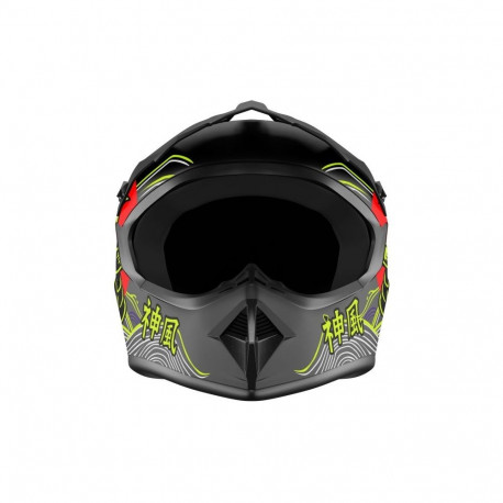 Full Face Helmet - KAMIKAZE Kamikaze Tokyo Drift AKC207 (ABS, EPS, ventilation, micrometric buckle)