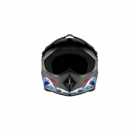 Full Face Helmet - Kamikaze Katana AKC205 ABS, EPS, Ventilation, L