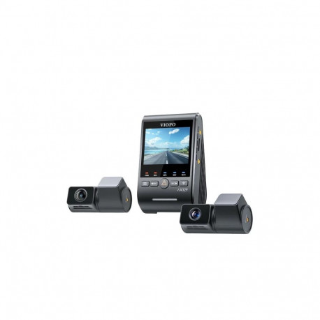 Dash Cam - VIOFO A329T 3CH GPS Video Recorder (H.264, 2.4” Display, Wi-Fi, MicroSD up to 512GB)