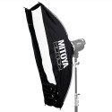 Lighting Equipment - MITOYA MOTION STRIP Softbox 30x120cm Bowens, 2 Diffusers, Grid