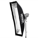 Lighting Equipment - MITOYA MOTION STRIP Softbox 30x120cm Bowens, 2 Diffusers, Grid