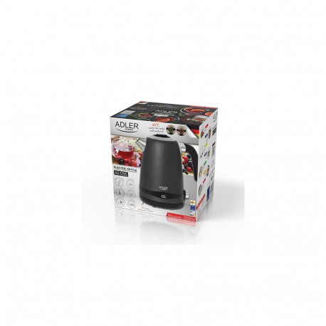 Electric Kettle - Adler Ad 1295 1.7l Satin Grey