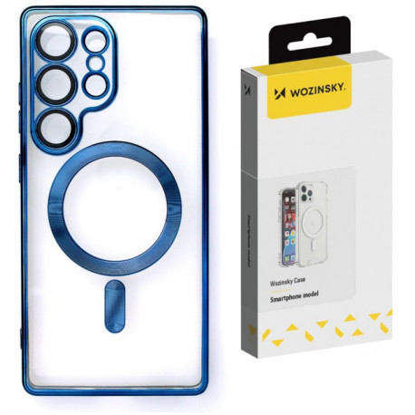 Wozinsky case Electroplated Magsafe Samsung Galaxy S25 Ultra, blue