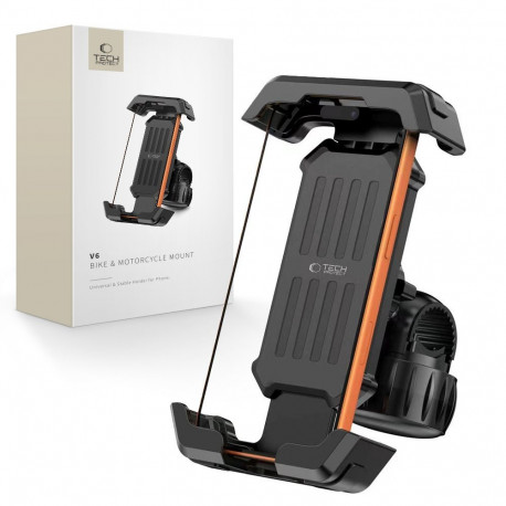 TECH-PROTECT V6 UNIVERSAL BIKE & MOTORCYCLE MOUNT BLACK