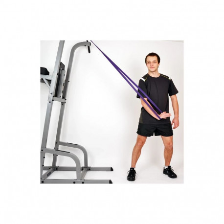 Venituskumm/treeningkumm Resistance Band inSPORTline Hangy 44 mm Heavy roheline