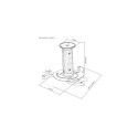Deltaco ARM-405 project mount Ceiling Silver