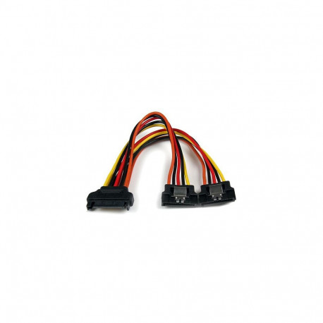 "StarTech 6in Latching SATA Power Y Splitter Cable Adapter - M/F"