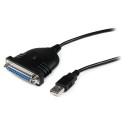 StarTech.com USB-paralleelpordi adapterkaabel 1.8m Centronics DB25 IEEE1284 isane/isane