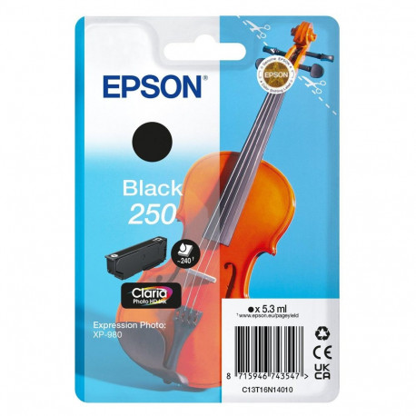 "EPSON Tinte schwarz 5.3ml XP 980, ''250''"