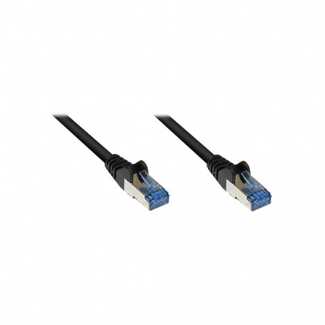 "GoodConnections Patchkabel mit Rastnasenschutz, Cat. 6A, S/FTP, PiMF, halogenfrei, 500MHz, schwarz,