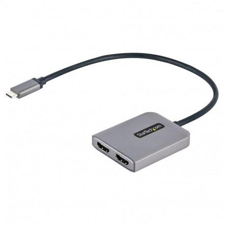"StarTech.com 2-Port USB-C auf HDMI Adapter, MST Hub/Splitter, 4K 60Hz - Videoadapter - USB-C mnnlic
