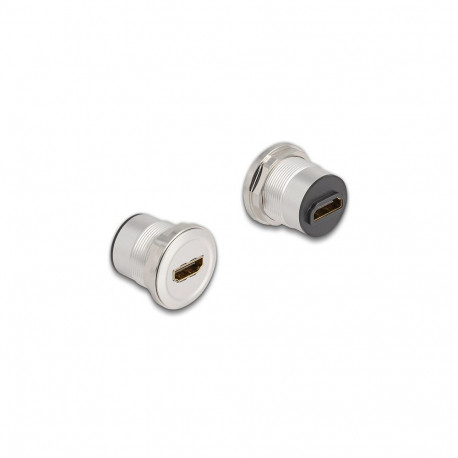 "Delock HDMI Einbaubuchse 8K 60 Hz Aluminium"
