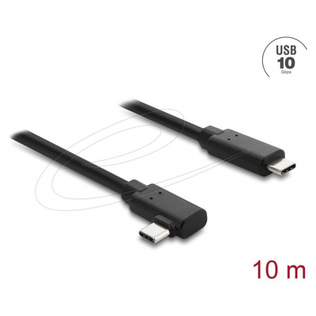 Aktiivne optiline USB-kaabel 10Gbps USB Type-C™ pistikust pistikuni, nurkne, 10m