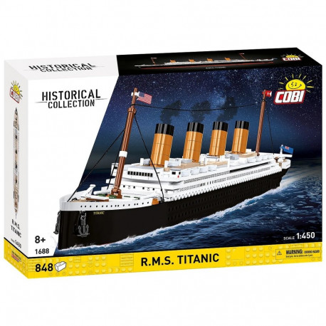 Klocki r.m.s. titanic 848 elementów