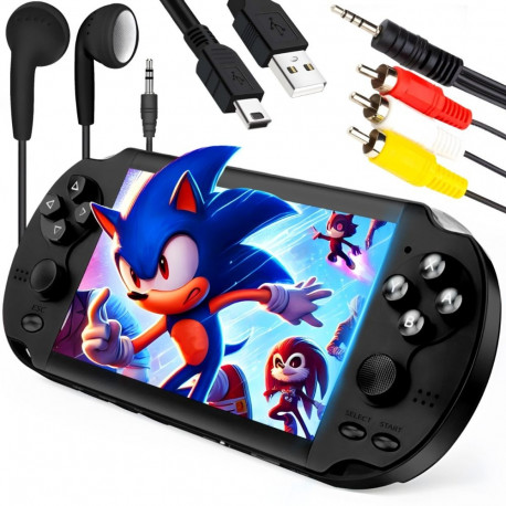 Mini kaasaskantav retromängukonsool x 5,1" 1000+ mängu 8GB TV