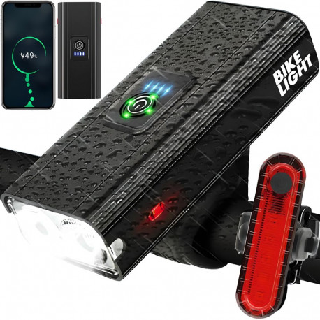 Jalgratta LED tuled esimene ja tagumine 1600lm