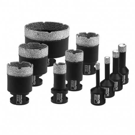 Vb teemantkroonpuuride komplekt 6, 8, 10, 12, 20, 28, 35, 40, 45, 68mm