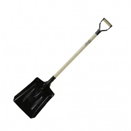 Łopata węglowa iii trzonek drewniany, uchwyt metalowy y