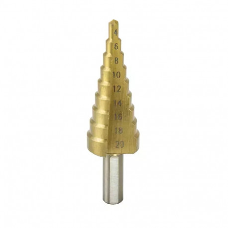 Astmeline puur 4-20mm HSS TiN