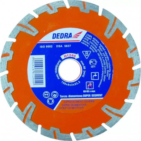 Tarcza super segment 125mm/22.2