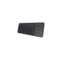 Logitech puuteplaadiga klaviatuur K400 Plus juhtmevaba US, must