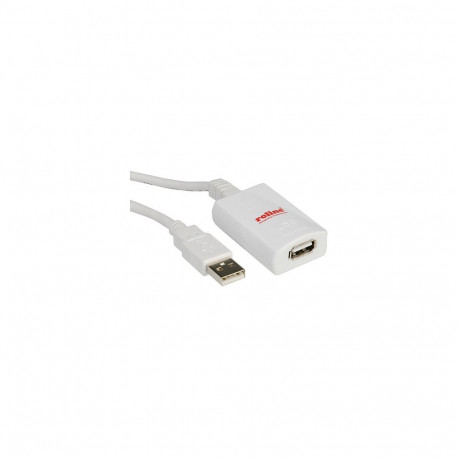 "ROLINE USB 2.0 Verlngerung weiss 5m"