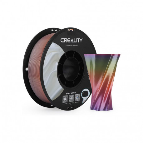 Creality hõõgniit CR-Silk PLA 1kg 1,75mm rullil, vikerkaarevärviline