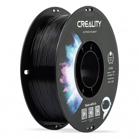 "Creality CR-PETG Filament Black, 3D-Filament (schwarz, 1 kg, 1,75 mm, auf Rolle)"
