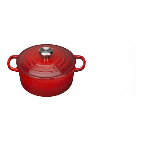 "Le Creuset Signature Bräter rund 18 cm kirschrot"