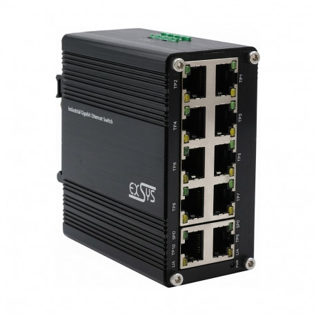 "EXSYS EX-62025 10-Port Industrie Ethernet Switch"