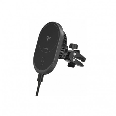 Swissten Magnetic Car Holder MagRide with Wireless Charger Qi2 15W (MagSafe compatible)