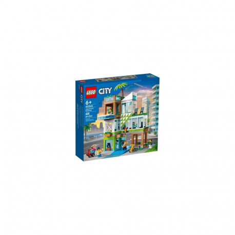 Toy Building Set - Lego 60365 City Apartment Building 688 Pieces With Mini Figures, Road Plate, Mult
