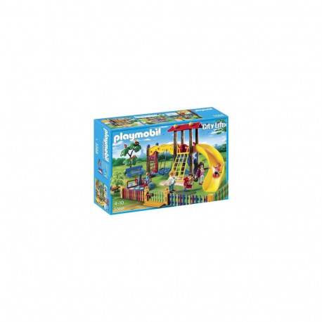 Toy - Playmobil 5568 City Life Children's Playground Set With Swings, Slides, Equipment - Multi-Colo