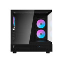 Computer Case - Darkflash DPX90 Midi Tower ATX Case With 3 Fans Black