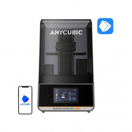 3D Printer - Anycubic Photon Mono M7 Pro 130 mm/h, 14K LCD, 223 x 126 x 230 mm, Black