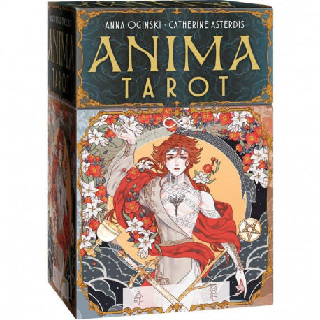 Tarot Card Deck - Anima Tarot (Premium) 78 Cards With Instruction Book Multilingual Colorful