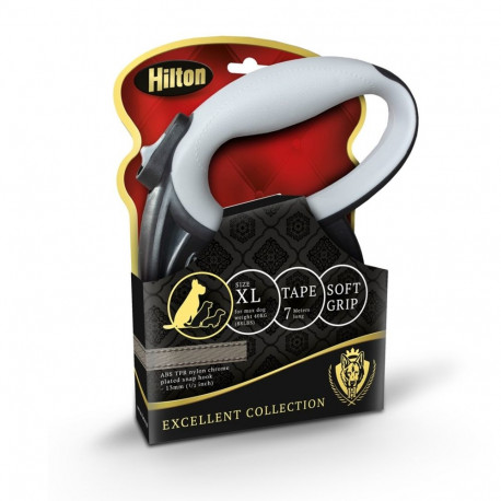 Pet Leash - HILTON Smart Dog XL 7m, Max Load 40kg, Black-Grey