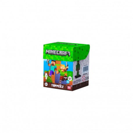 MINECRAFT 3D pliiatsi kaunistus pimepakis, 6 cm