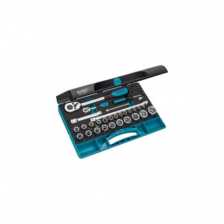 Hazet 953SPC bit set/wrench set 1/4", 47-piece.