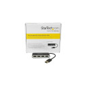 StarTech.com 4-Port Portable USB 2.0 Hub with Built-in Cable