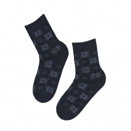 SOKISAHTEL HELVES sinised soojad sokid angooravillaga naistele 444