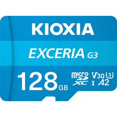 Kioxia mälukaart microSDXC 128GB Exceria UHS-I + adapter