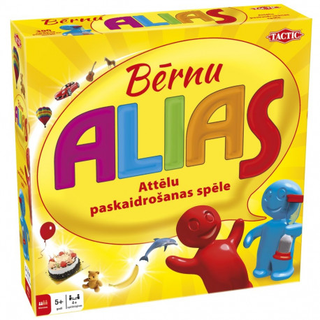 TACTIC Board game Spēle Alias Bērnu Juniors, latviešu val.